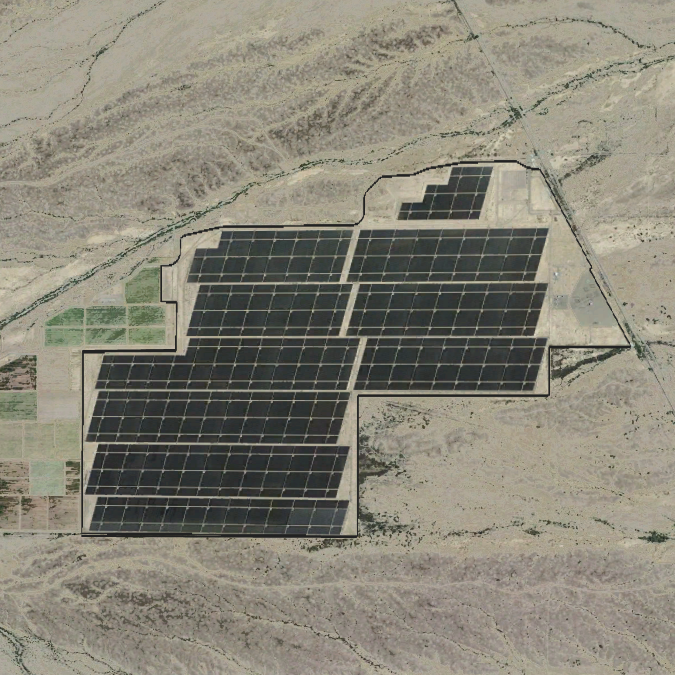 First Solar’s Agua Caliente project spans 9 square kilometers in southern Arizona.