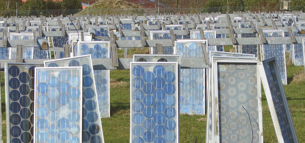 End of life PV modules