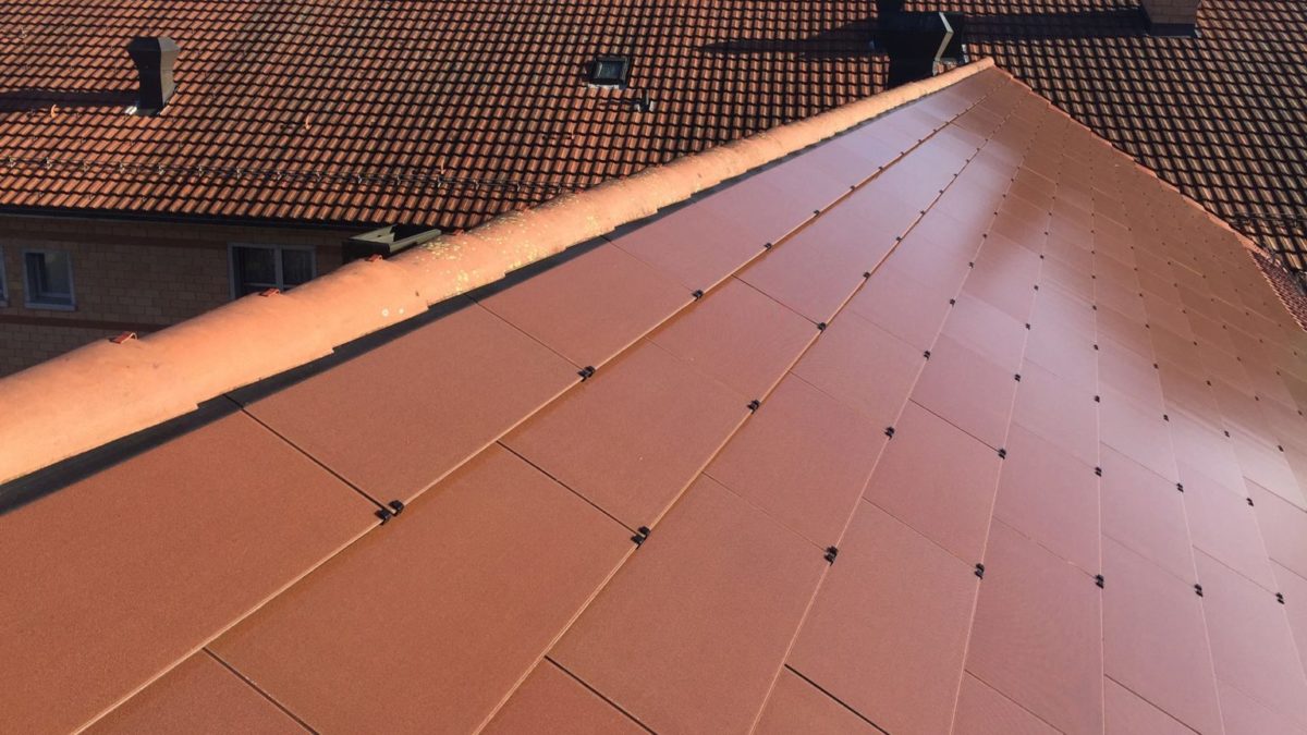 Solar Tile With Anti Glare Coating From, How To Match Existing Roof Tiles