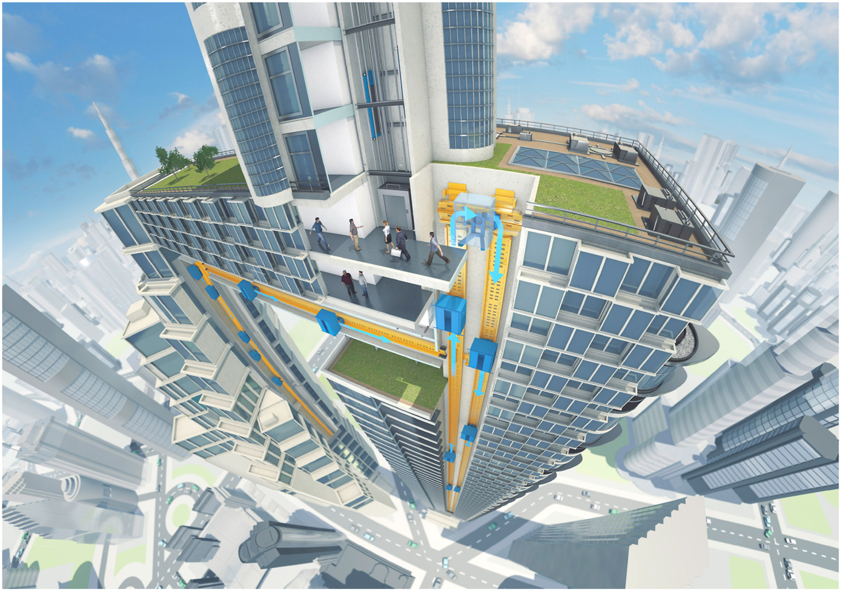 High Rise Building Power Storing renewables with high-rise elevators - pv magazine Global