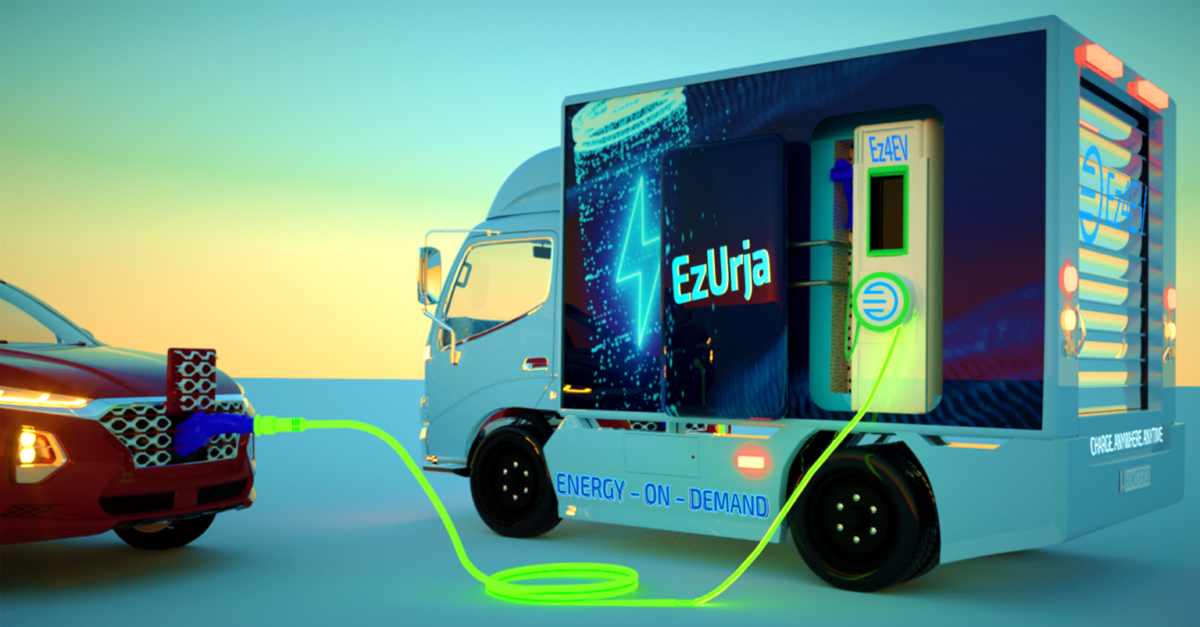 Solar-powered EV charger with integrated battery storage – pv