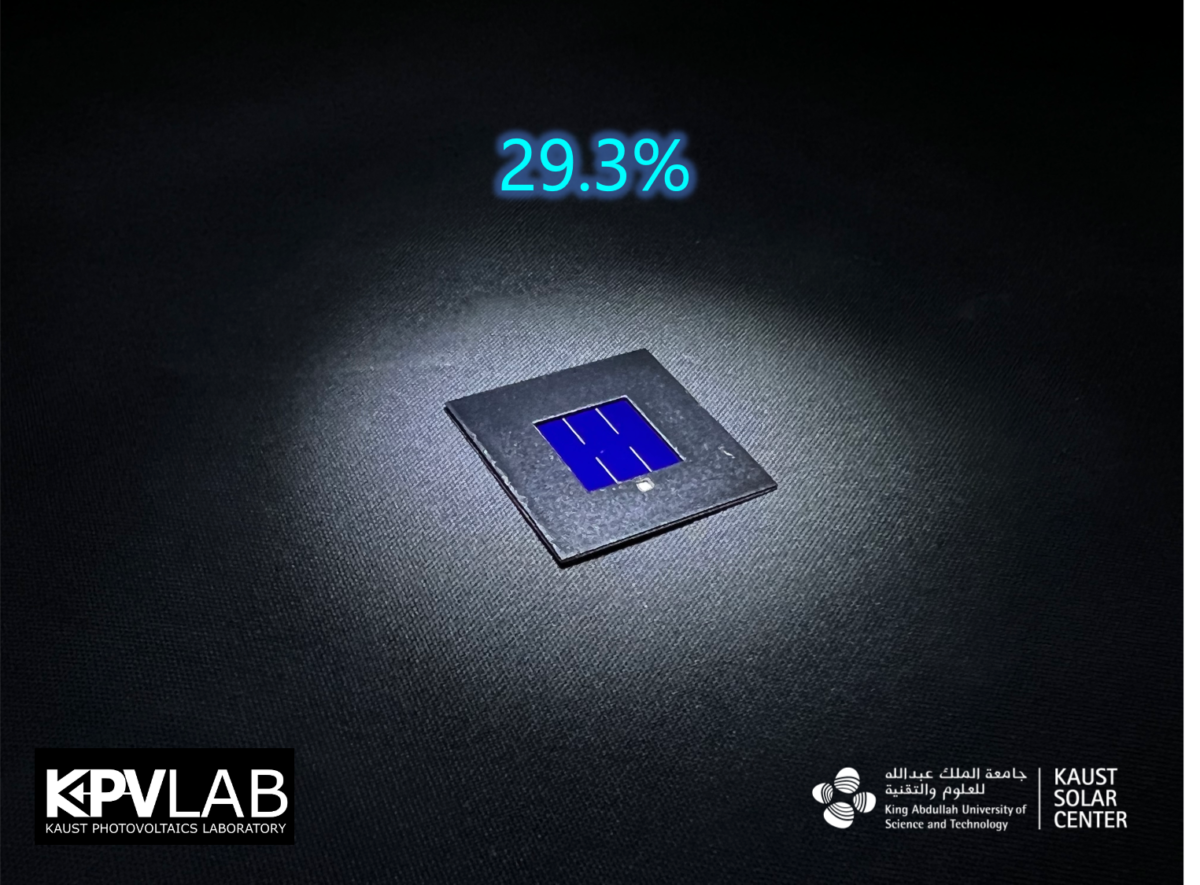 Inverted perovskite-silicon tandem solar cell with 29.3% efficiency thumbnail