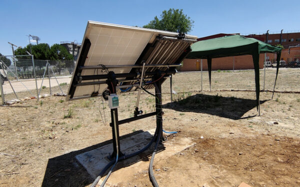View of Underground heat exchanger to cool down solar panels – pv magazine ...