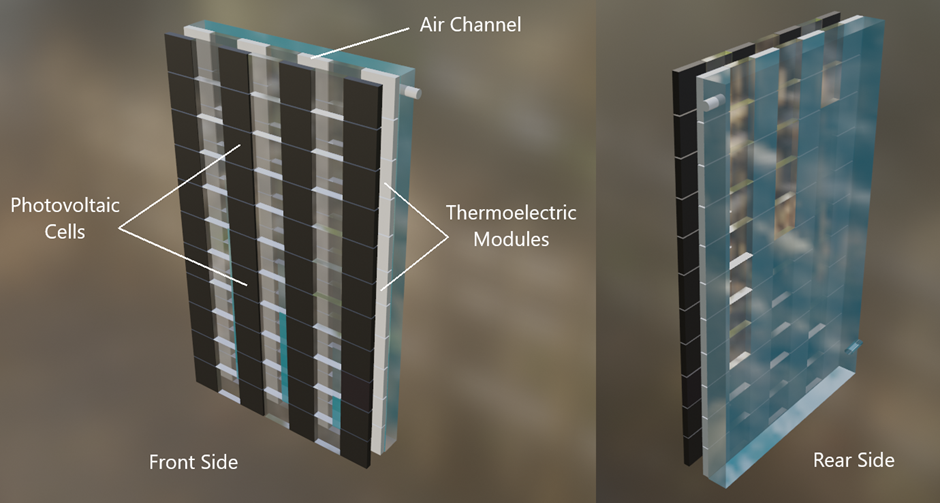 FV termoelektrické chlazení pro klimatizaci budov