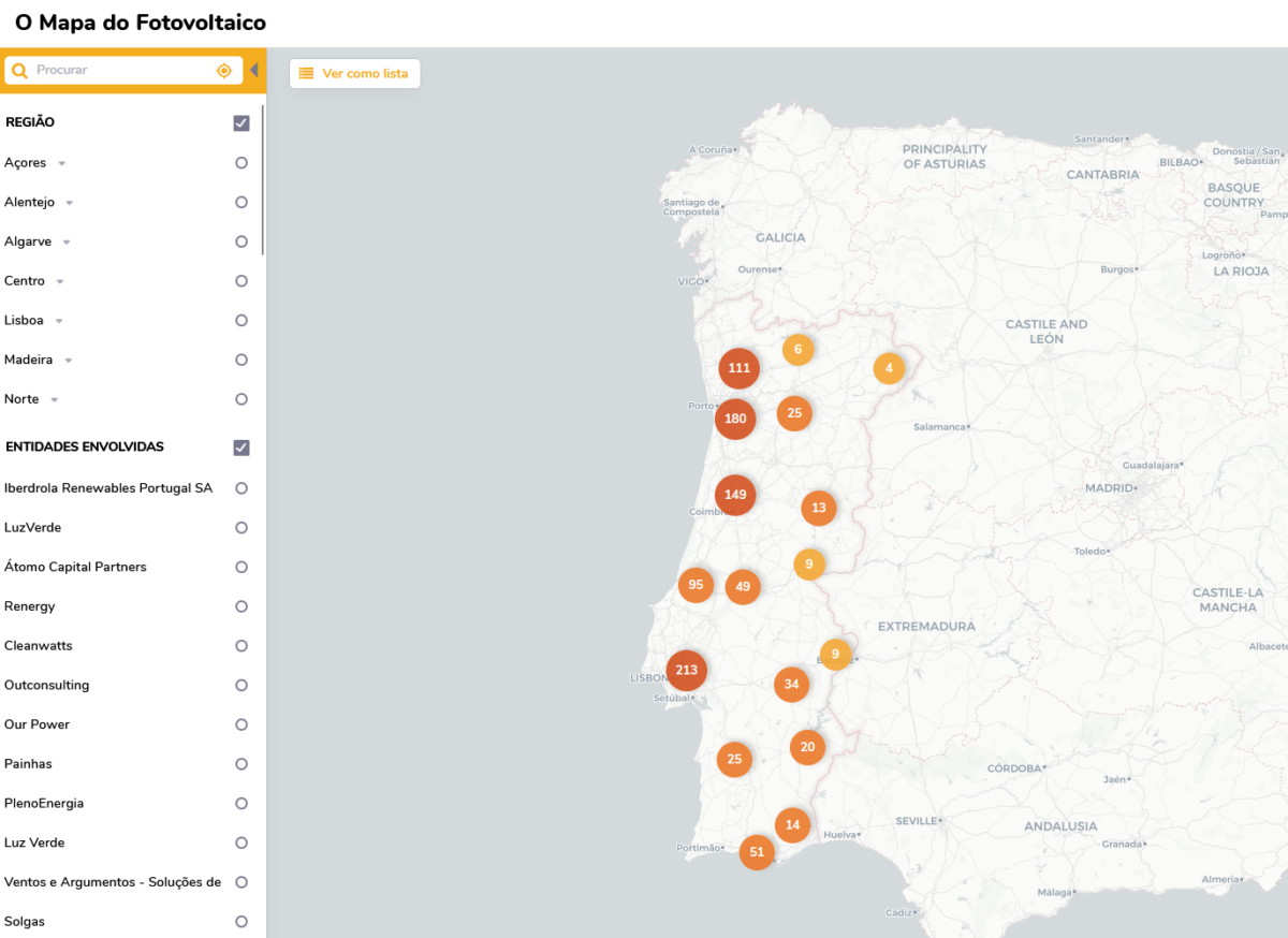 New interactive map of PV projects in Portugal – pv magazine International
