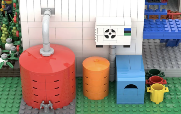 Udržitelný dům „net zero plus“ postavený z LEGO