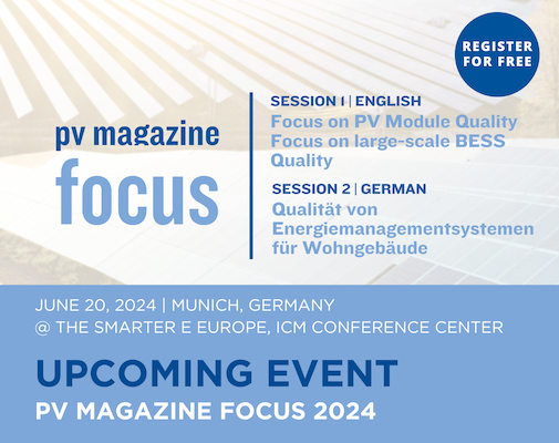 pv magazine focus 2024 event