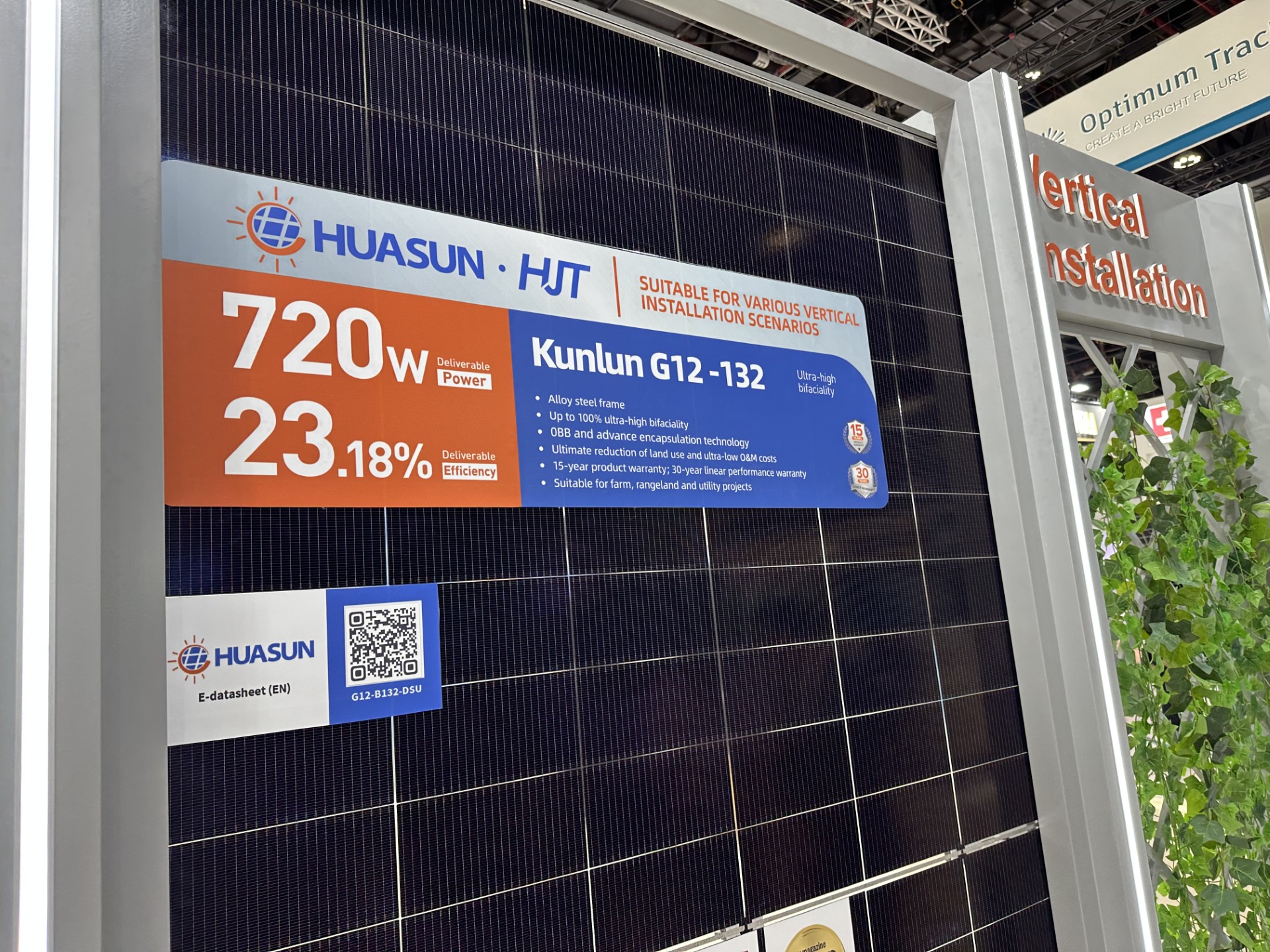Huasun debuts 720 W solar modules for vertical PV projects - pv ...