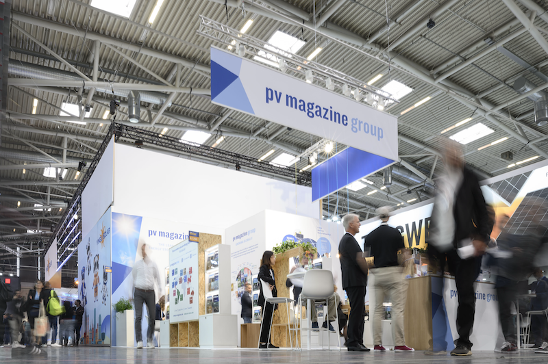 Intersolar booth pv magazine 2025