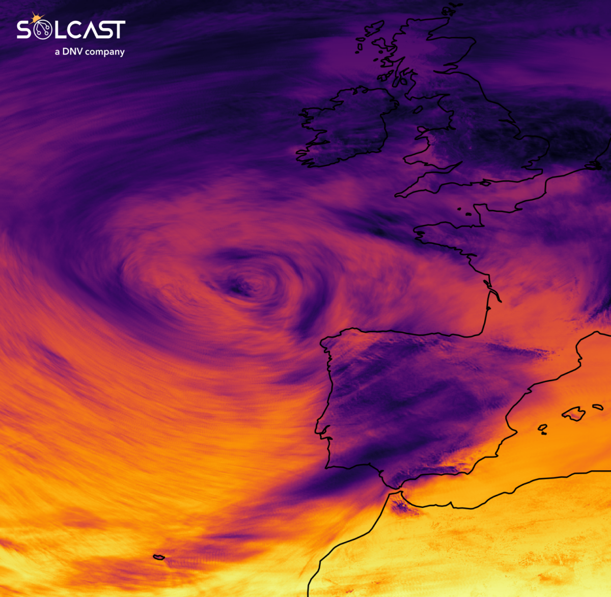pv-magazine.com - Atlantic Storm Claudia cuts solar irradiance across Western Europe