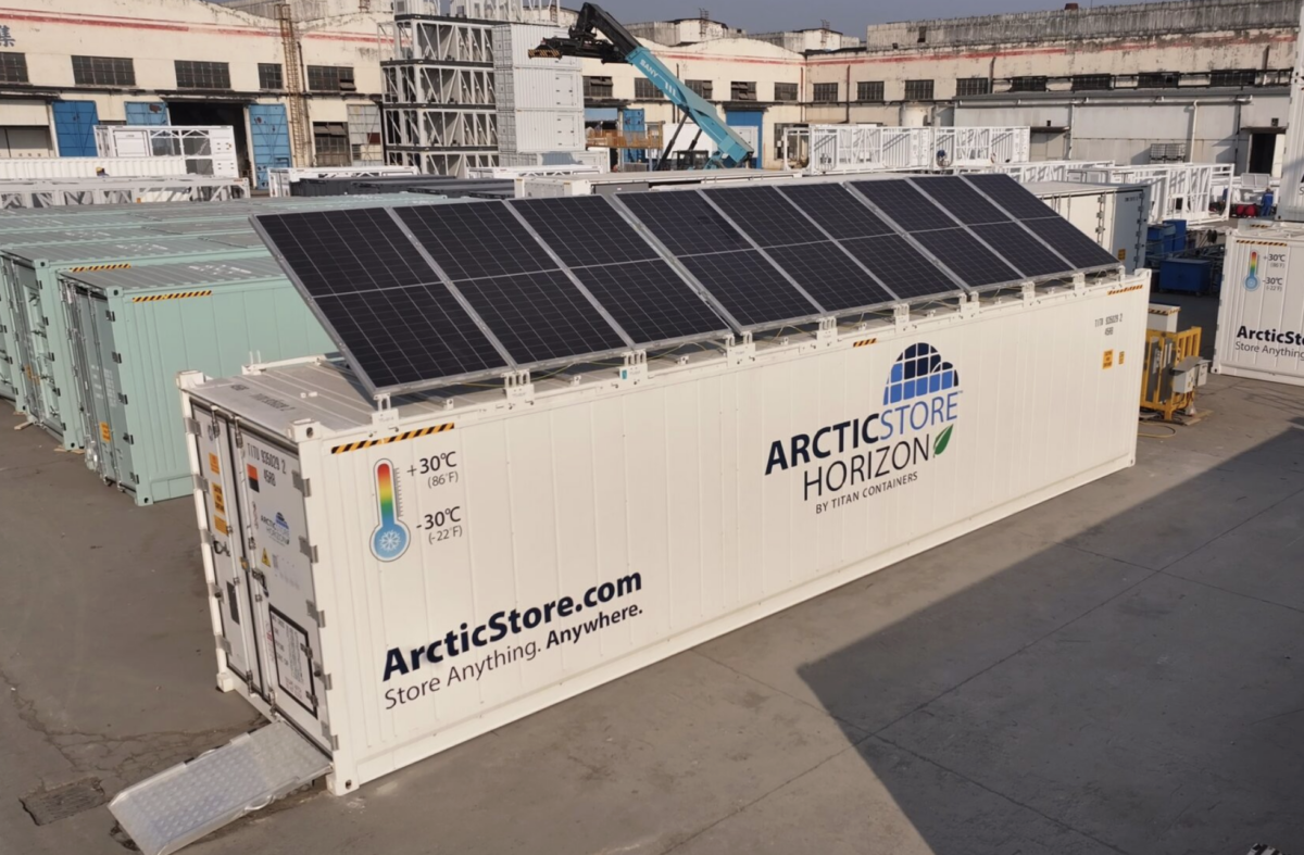 Denmark’s TITAN Containers adds solar to ArcticStore cold units