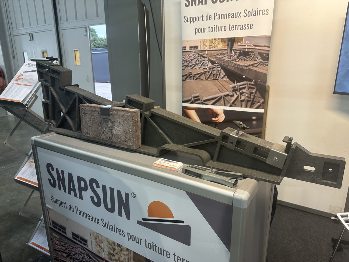 Snapsun introduces rooftop mounting system made of recycled plastic