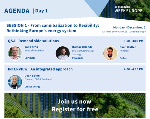 pv magazine Europe Day 1