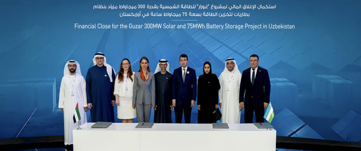 Masdar reaches financial close on 300 MW Uzbek solar project