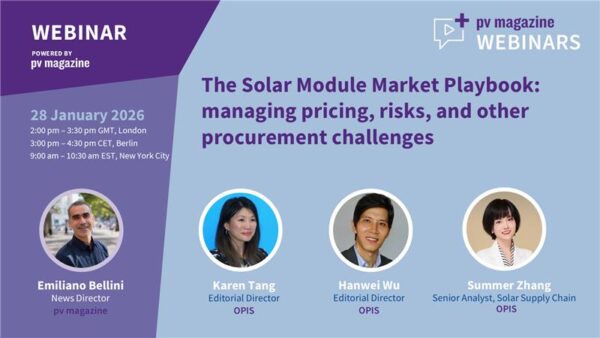 pv magazine Global Webinar+ Jan