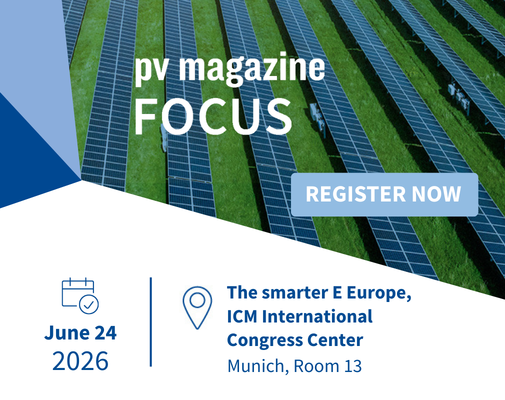 pv magazine Focus 2026 event Announcement box