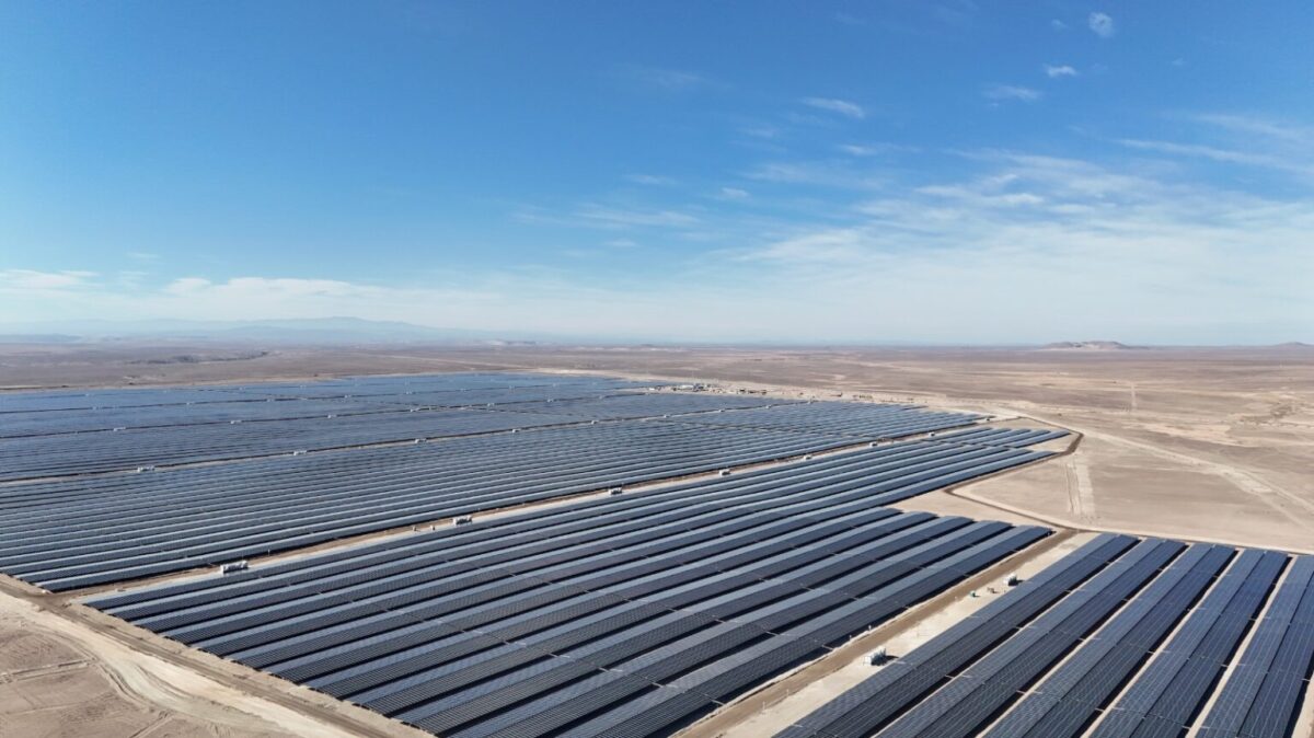 Chile installs 1 . 1 GW of PV in 2025
