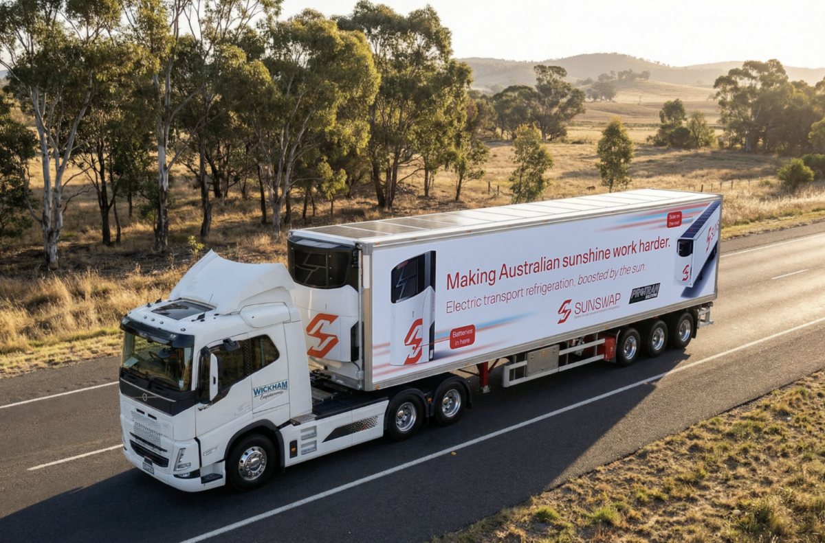 pv-magazine.com - David Carroll - PV-powered refrigerated trailer completes long-distance Australian trial run