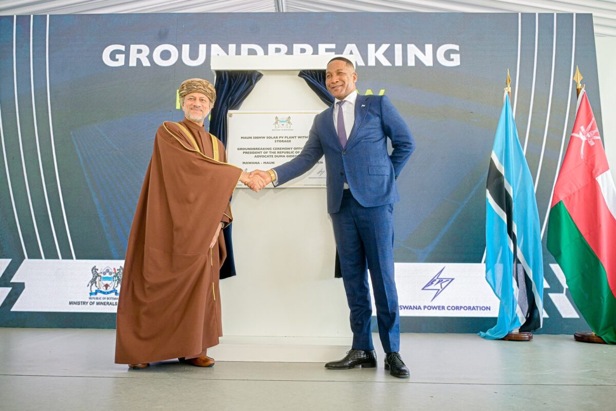 Botswana breaks ground on 500 MW solar-plus-storage project