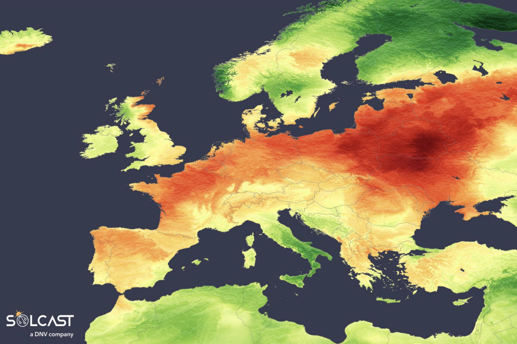 Dust, storms drag southern European solar as central regions outperform in March