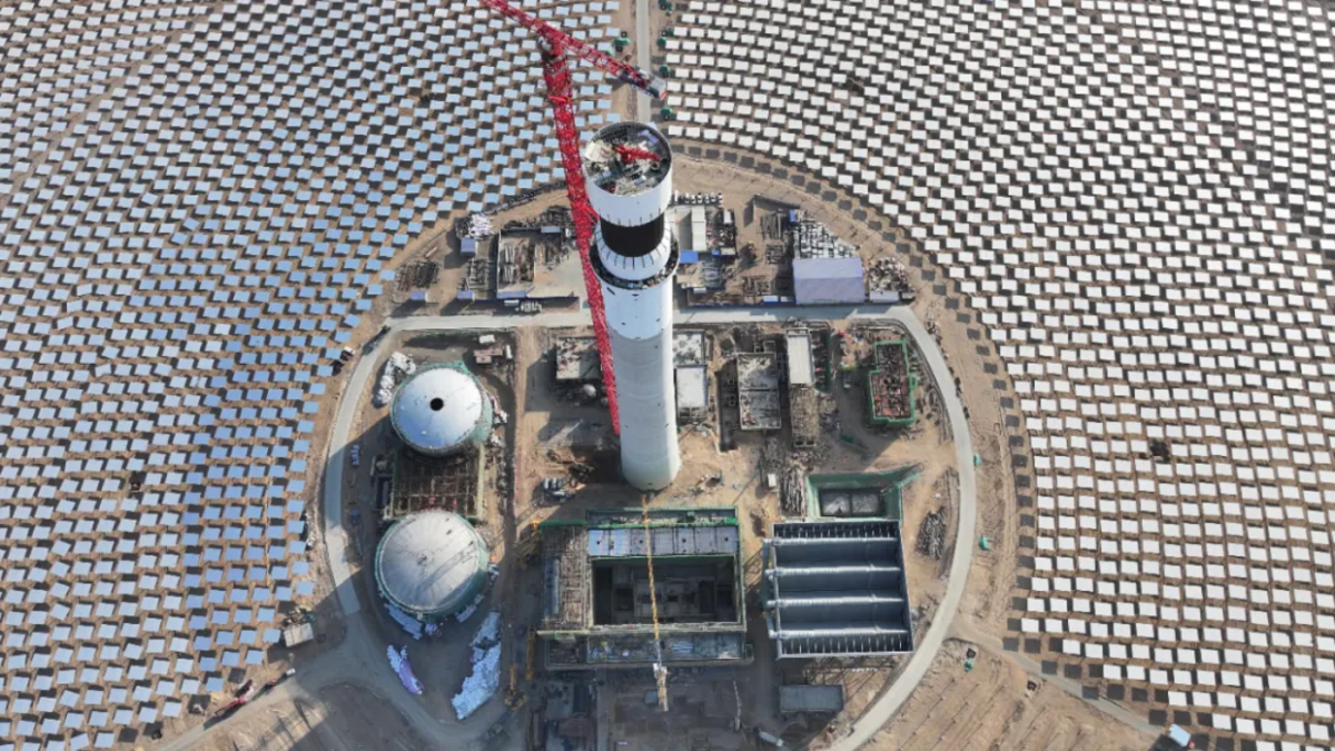 World’s largest PV-CSP plant under construction in China