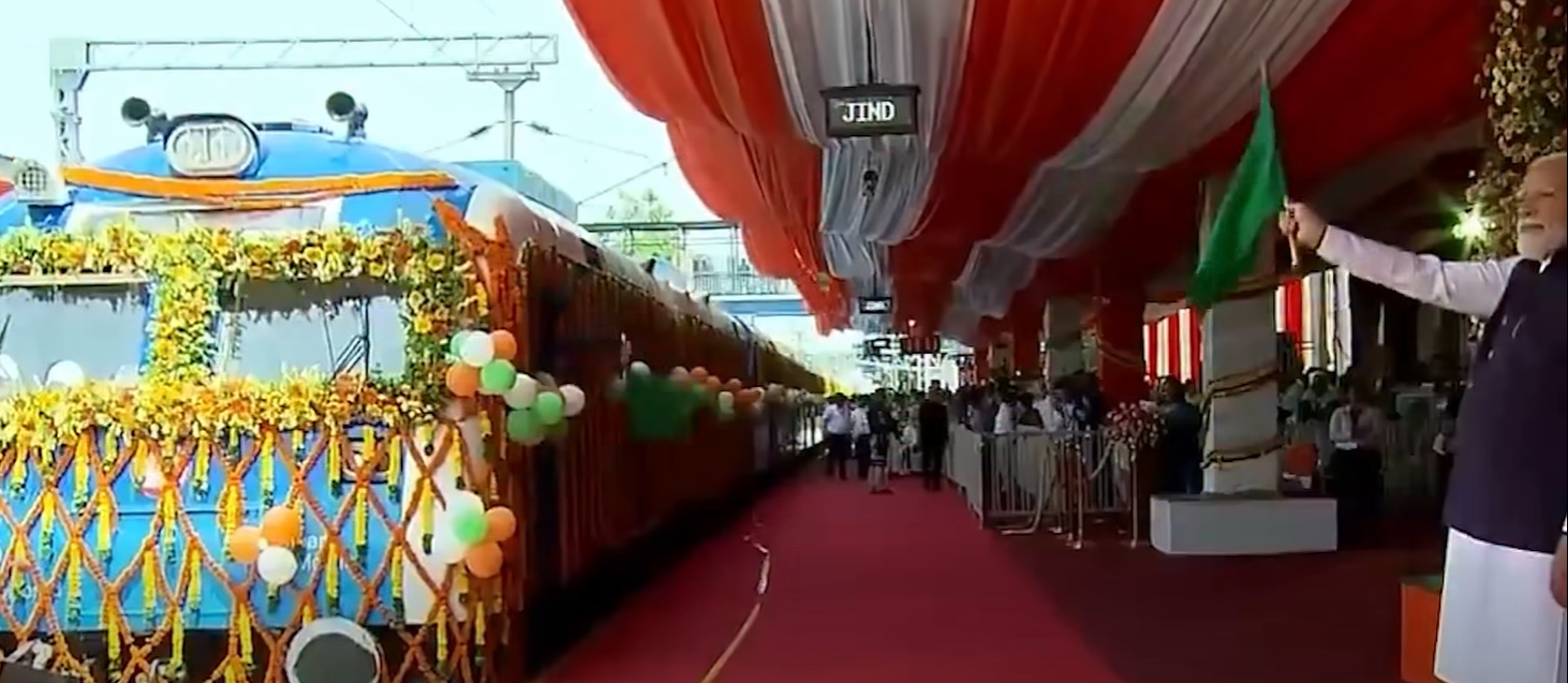 India switches on first hydrogen train