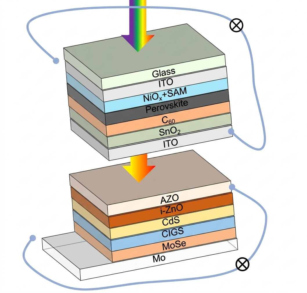 Chinese researchers build 29.71% perovskite-CIGS tandem solar cell based on sulfide