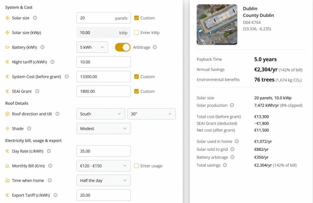 Free online calculator shows Irish homeowners how to save with solar