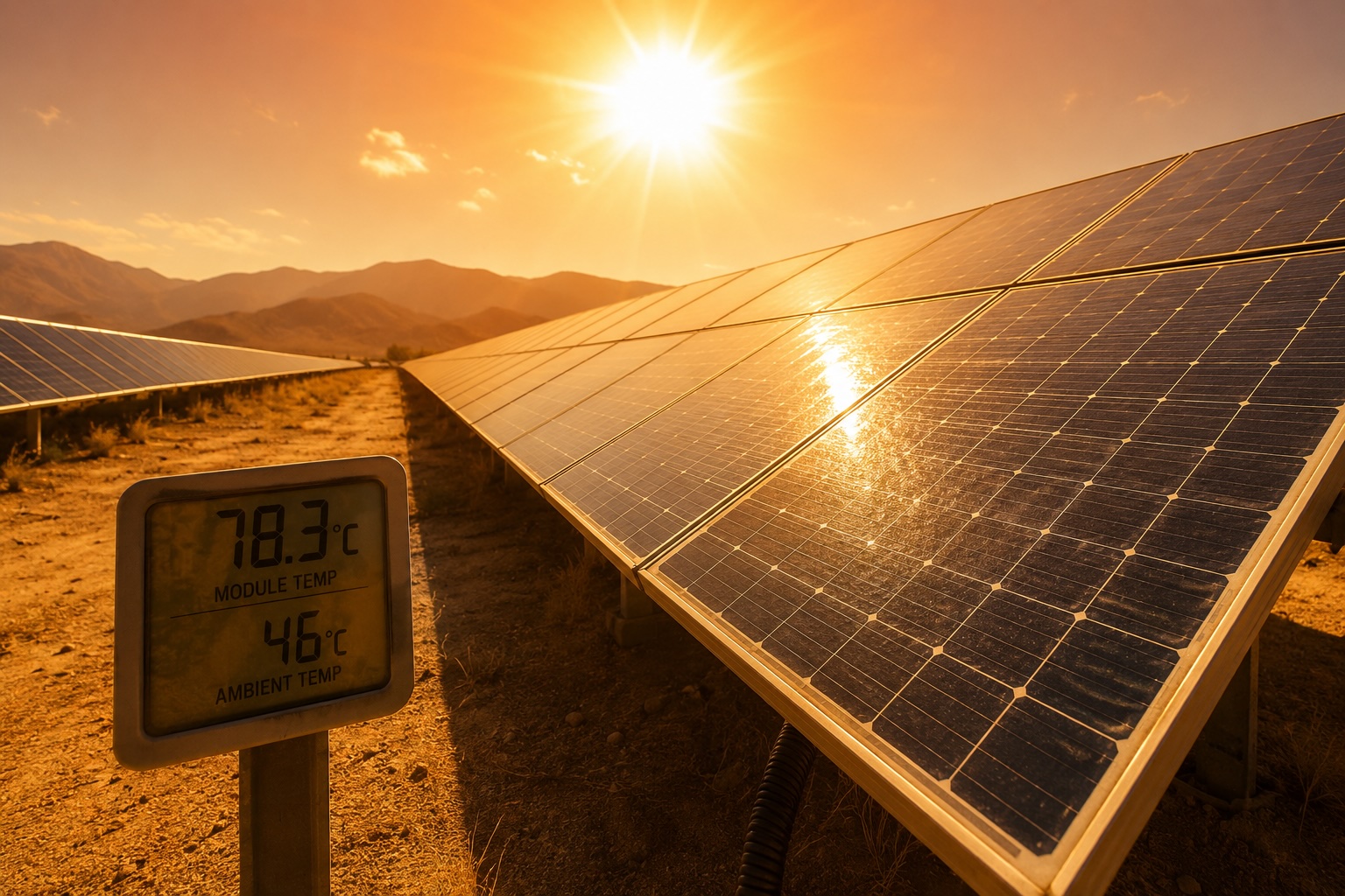 Study finds heatwaves cause up to 90% hourly losses at Iberian solar plants