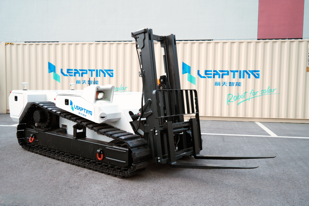 Leapting launches autonomous forklift for solar module transport - pv ...