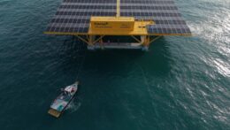 Spain's first pre-commercial offshore solar demonstrator has been fully installed in the Port of Valencia, testing phase beginns