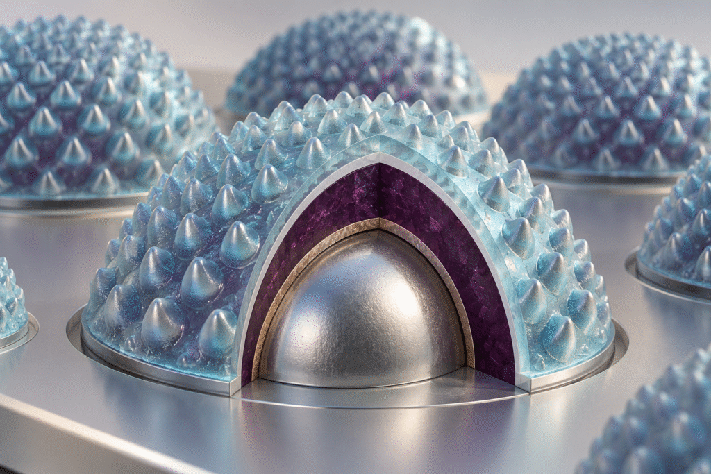Powerful Pv Array Hemispherical perovskite solar cell design reduces sensitivity to ...