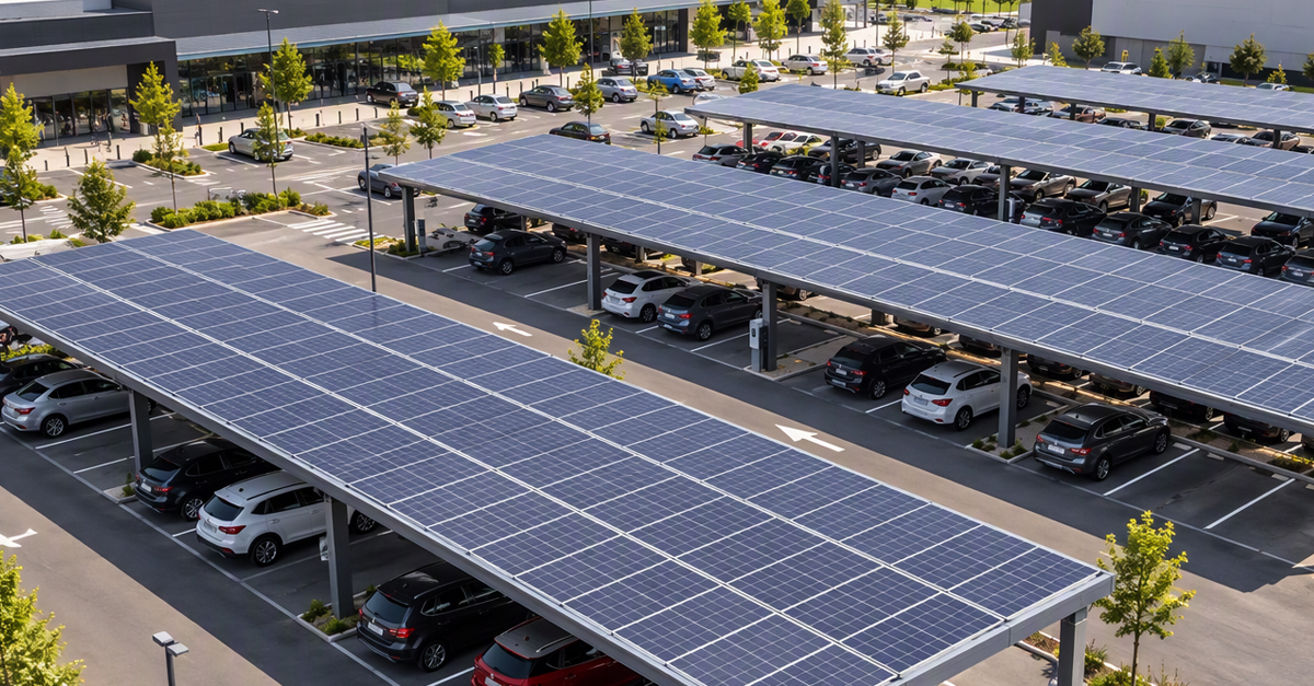 pv-magazine.com - Brian Publicover - Greenvolt to install 25 MW of solar canopies at 120 French stores